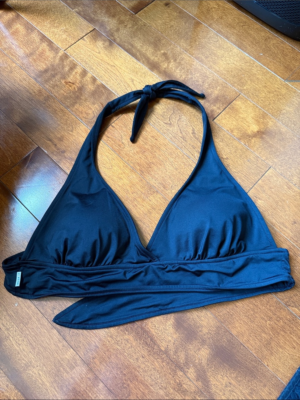 Black Halter Bikini Top - Captiva Womens Swim - Picture 1 of 7